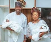 Mercy Ebosele welcomes twins