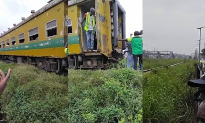 Panic as Train Compartment Detaches on Lagos-Abeokuta Rail Line, Disrupts Movement